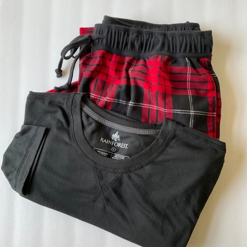 RAINFOREST MEN'S 2 Pc Loungewear Set Size Large NIB